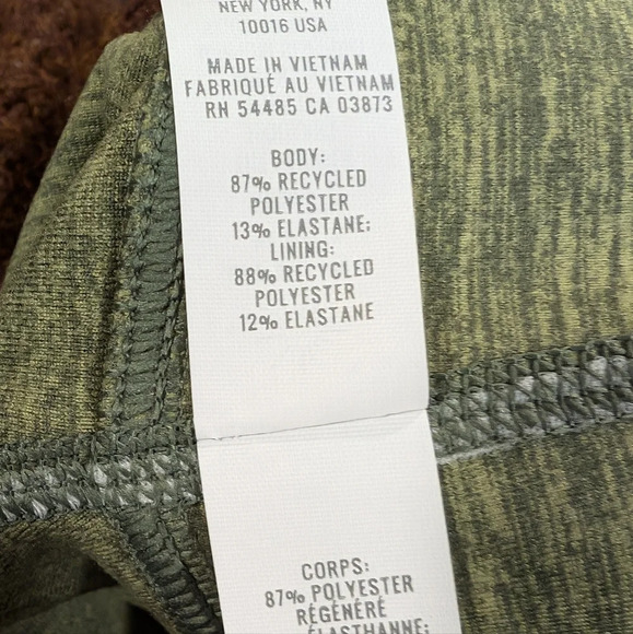 NWT OFFLINE Aerie v neck sports bra green heathered XXS - Picture 6 of 6